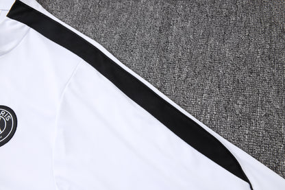 PSG 1/4 Zip Tracksuit Set - White/Black