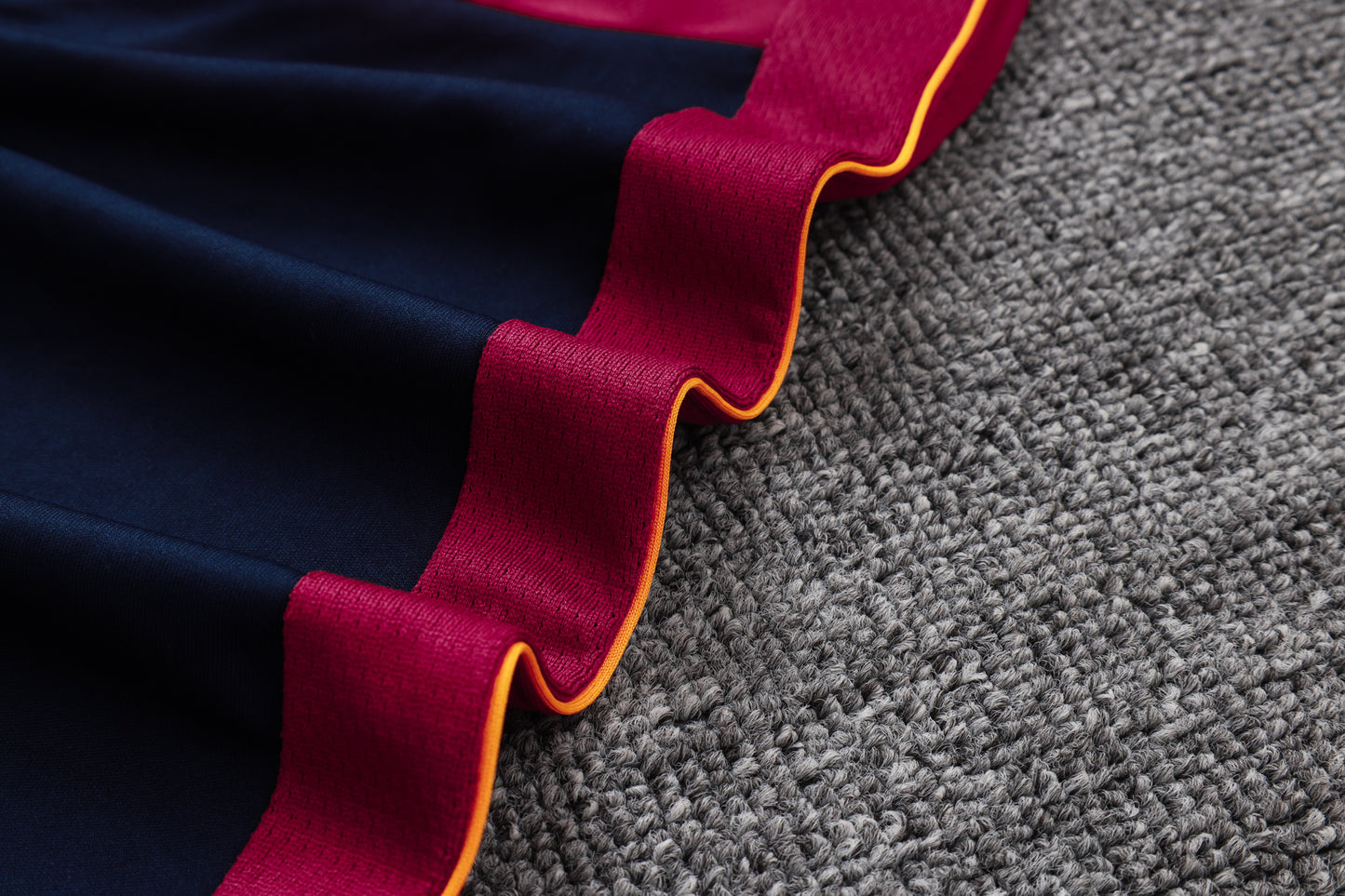 Barcelona 1/4 Zip Tracksuit Set - Maroon/Navy