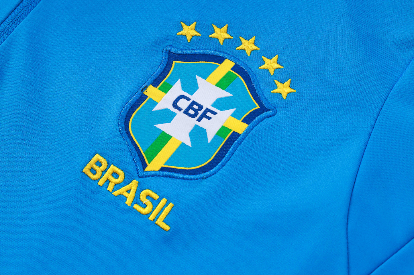 Brazil 1/4 Zip Tracksuit Set - Light Blue/Teal