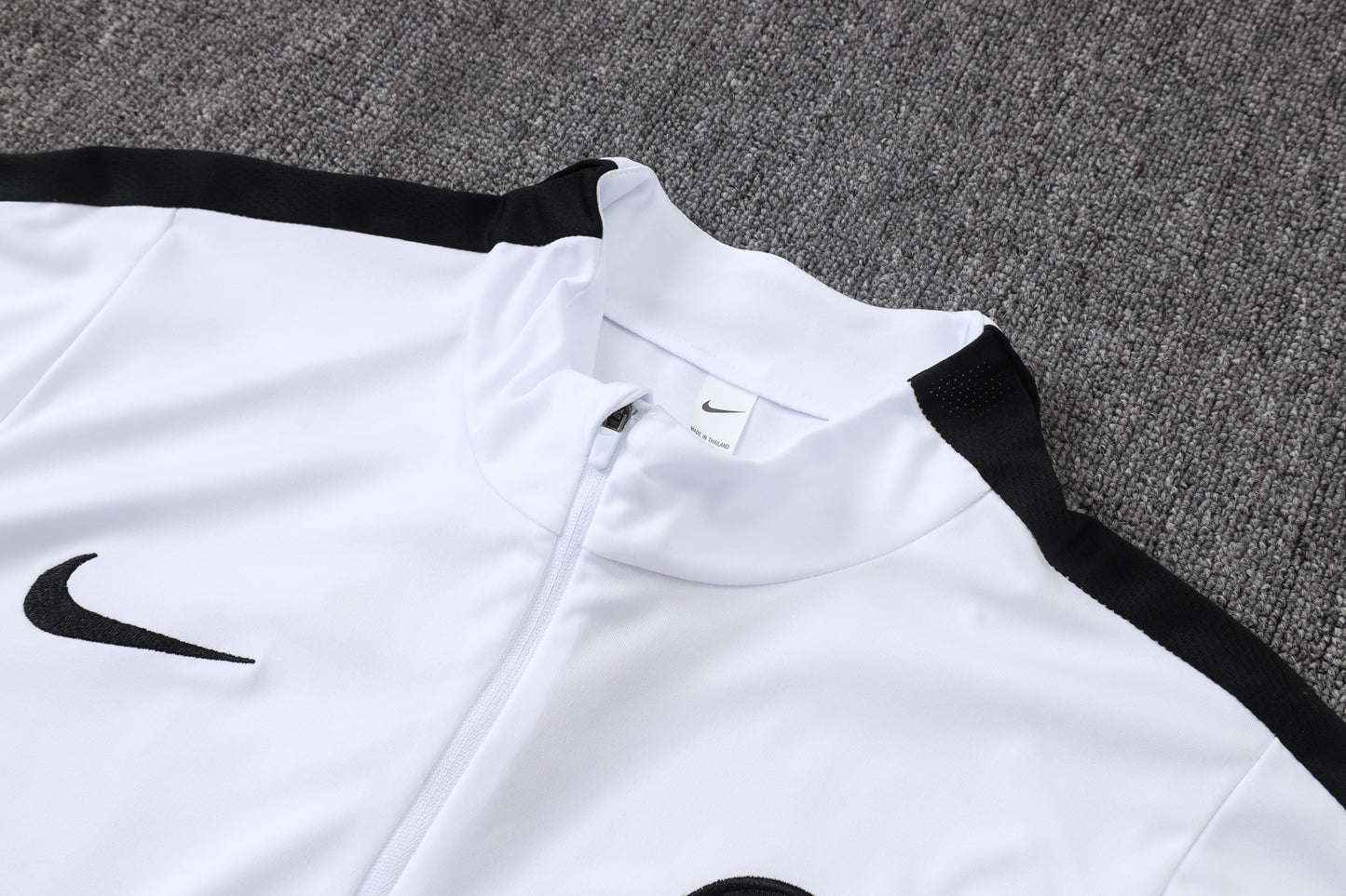 PSG 1/4 Zip Tracksuit Set - White/Black