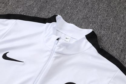 PSG 1/4 Zip Tracksuit Set - White/Black