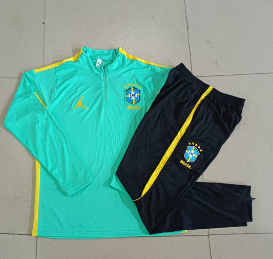 Brazil 1/4 Zip Tracksuit Set - Turquois
