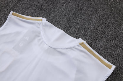 Italy Sleeveless Training Kit - White/Green