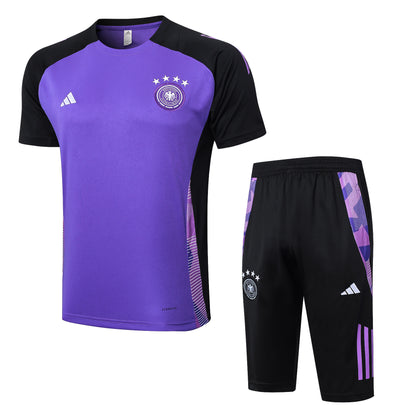 Germany Training Kit (3/4 Pants) - Purple/Violet/Black