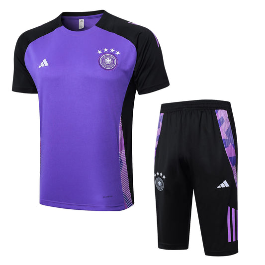Germany Training Kit (3/4 Pants) - Purple/Violet/Black