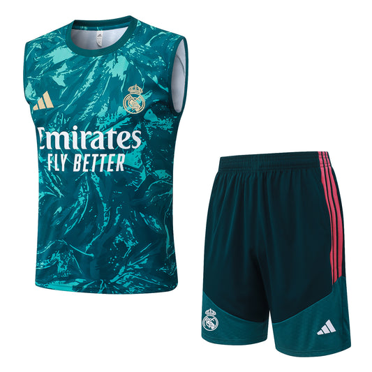 Real Madrid Sleeveless Training Kit - Paradise