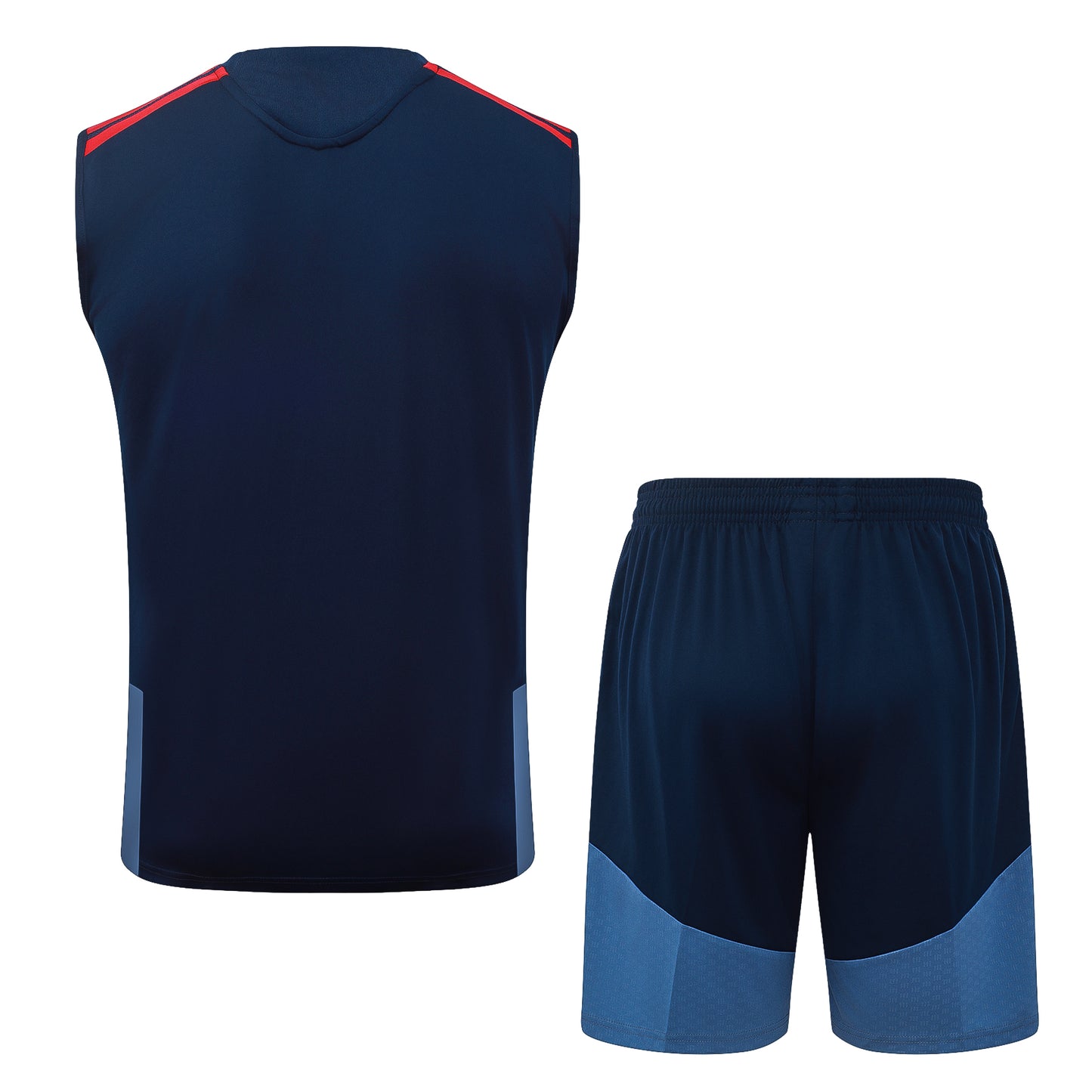 Bayern Munich Sleeveless Training Kit - Navy/Steel Blue/Red
