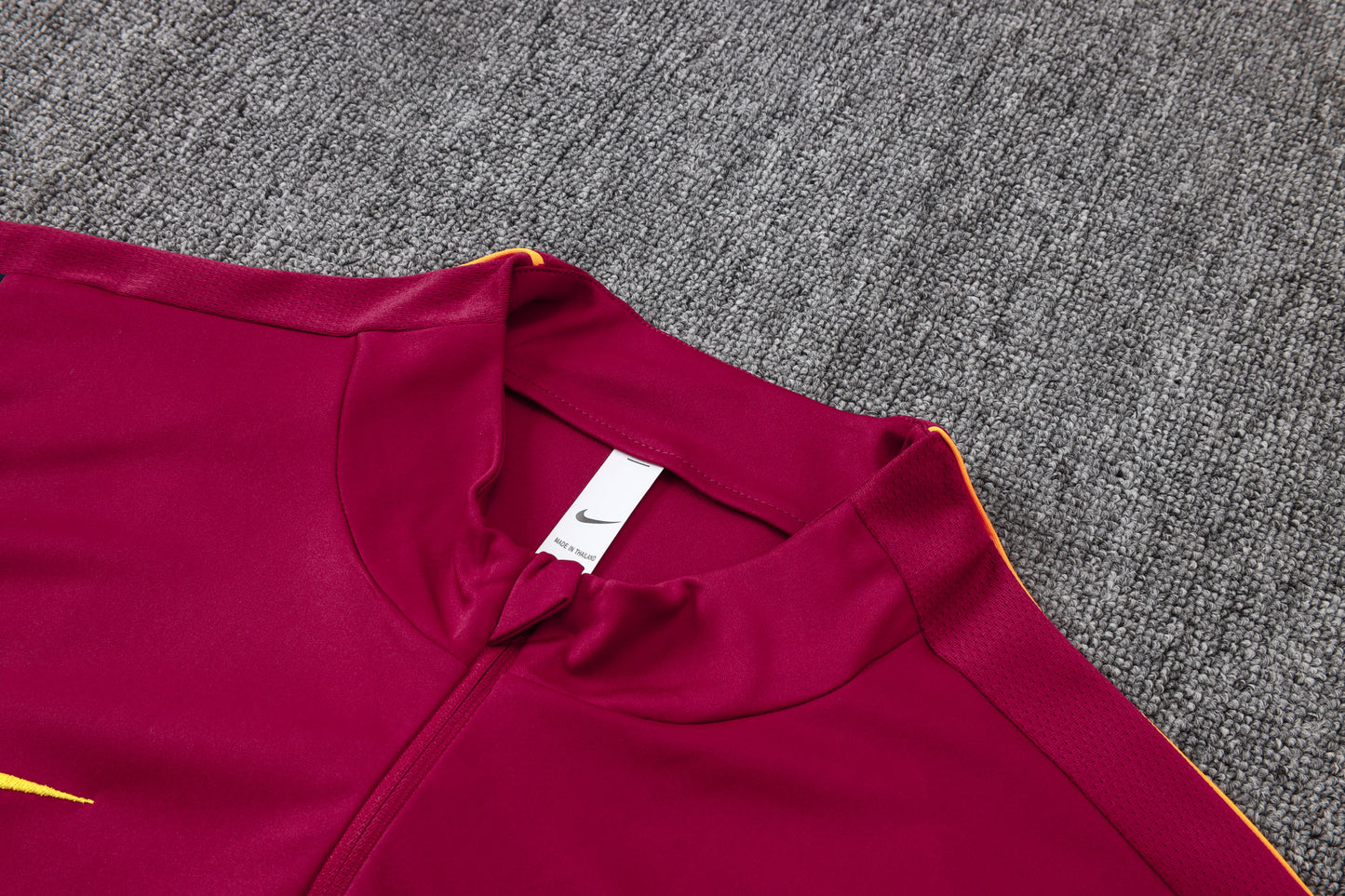 Barcelona 1/4 Zip Tracksuit Set - Maroon/Navy