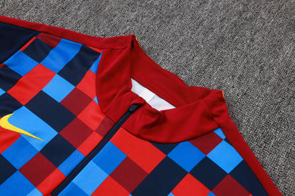 Barcelona 1/4 Zip Tracksuit Set - Pre Match