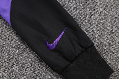 Barcelona x Kobe Full Zip Tracksuit Set Black/Purple