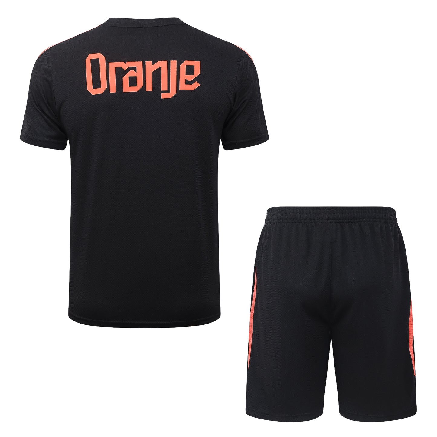 Netherlands Training Kit  - Black/Orange