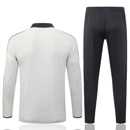 Germany 1/4 Zip Tracksuit Set - Classic White
