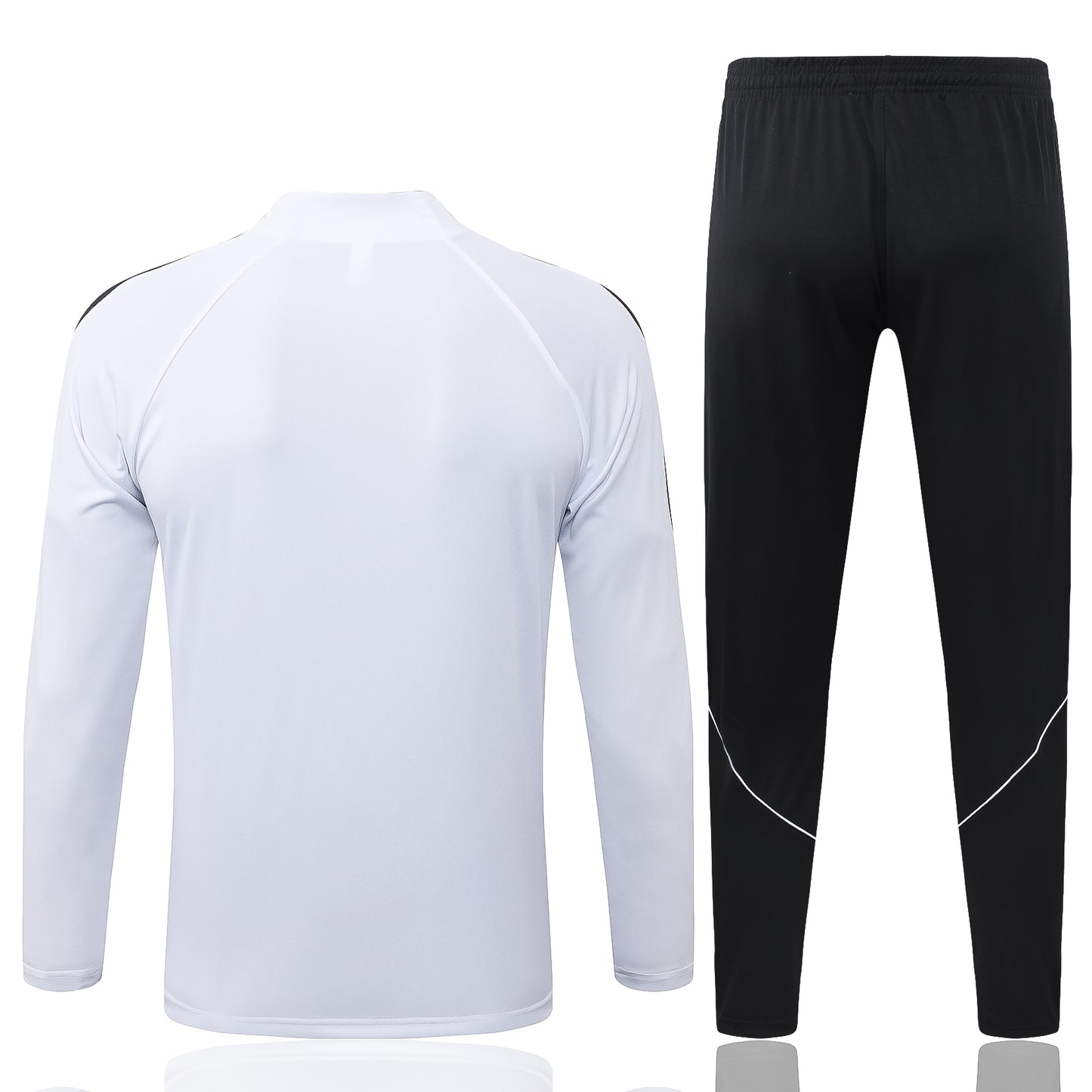 PSG 1/4 Zip Tracksuit Set - White/Black