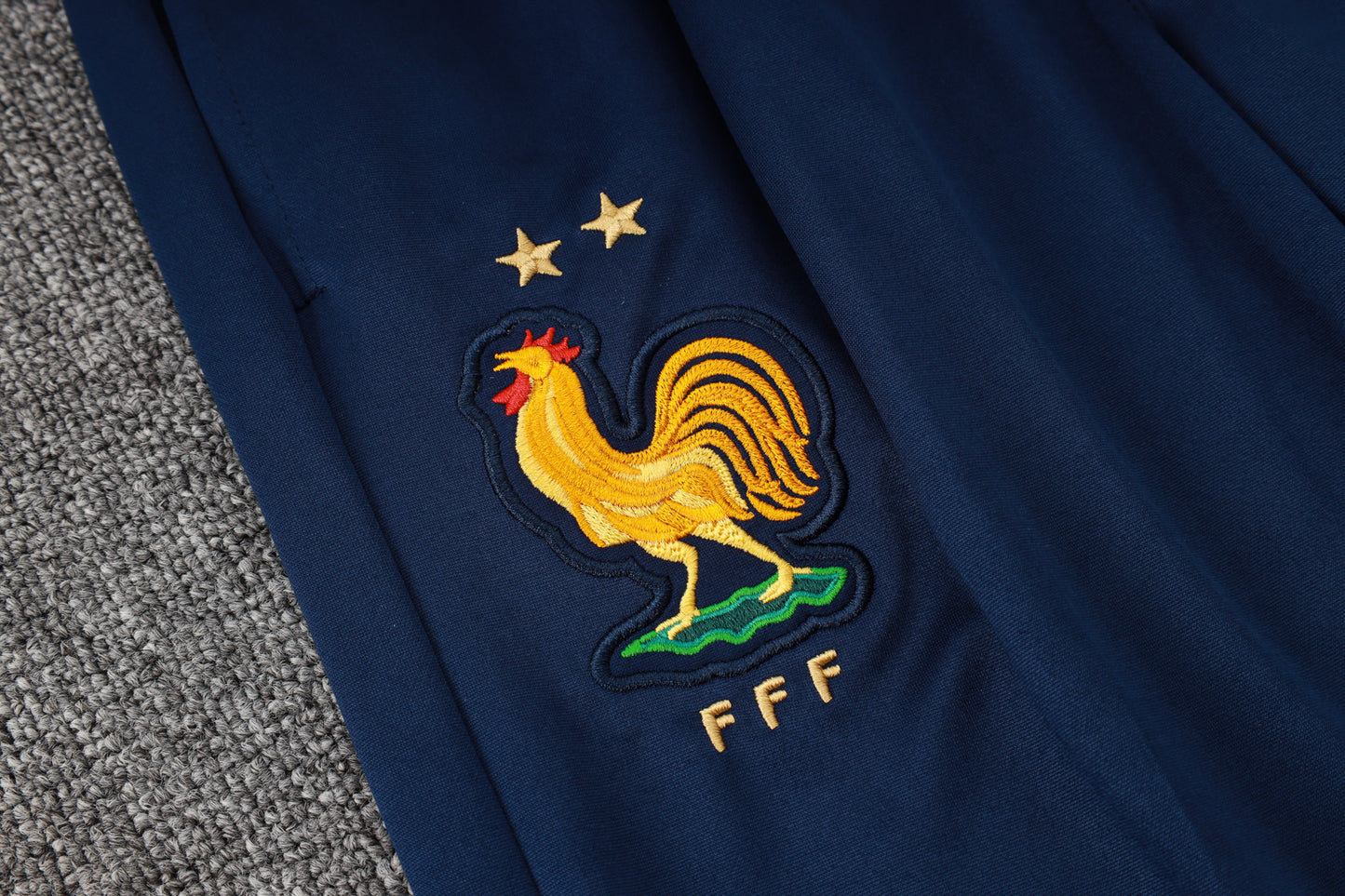 France 1/4 Zip Tracksuit Set Navy/Sky