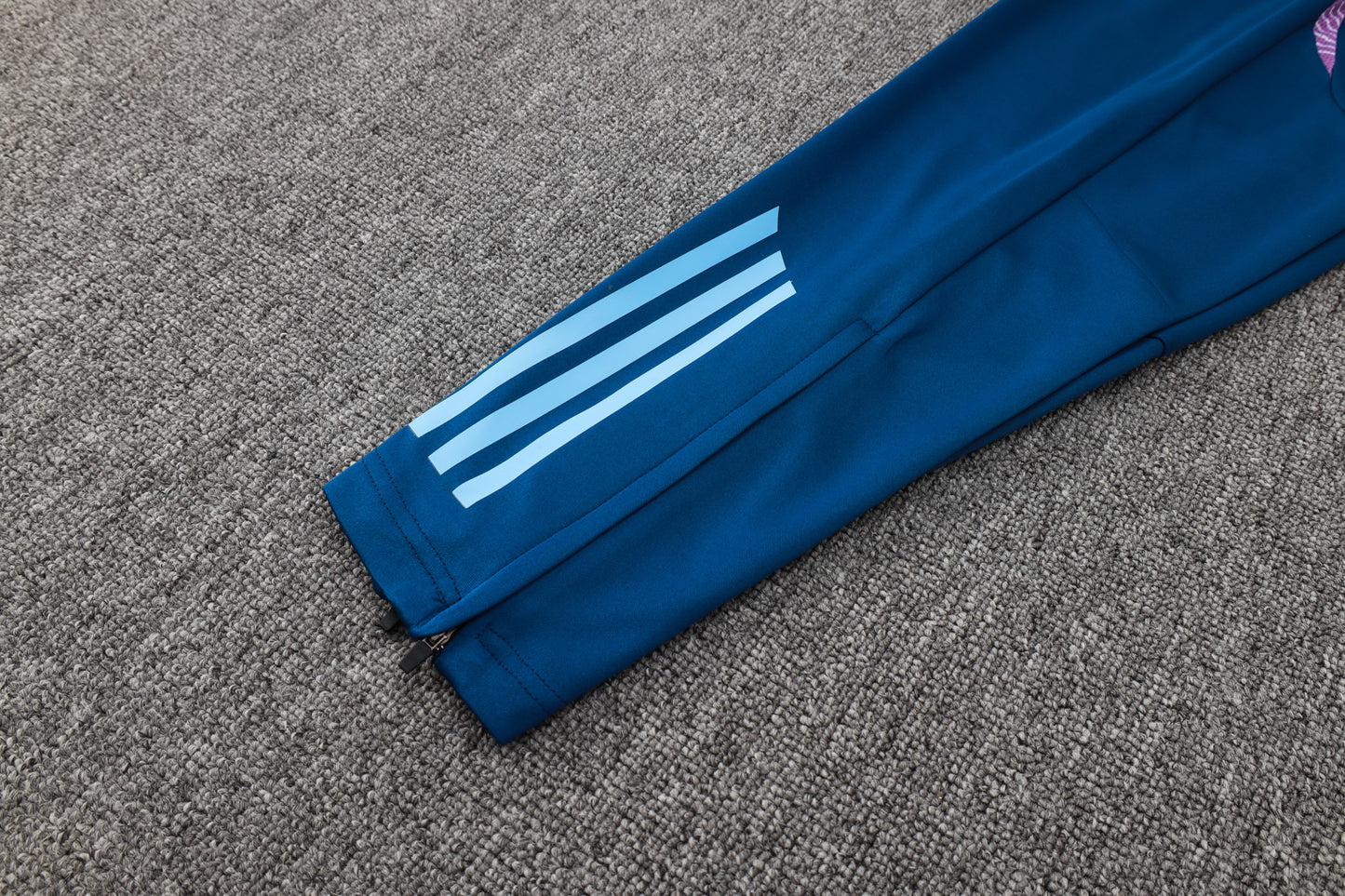 Argentina 1/4 Zip Tracksuit Set Electric-Blue/Purple/Saphire