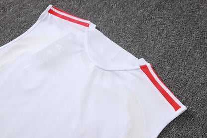 Colombia Sleeveless Training Kit - White/Navy