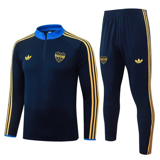 Boca Juniors 1/4 Zip Tracksuit Set - Classic Home