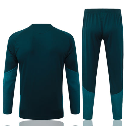 Real Madrid 1/4 Zip Tracksuit Set - Away
