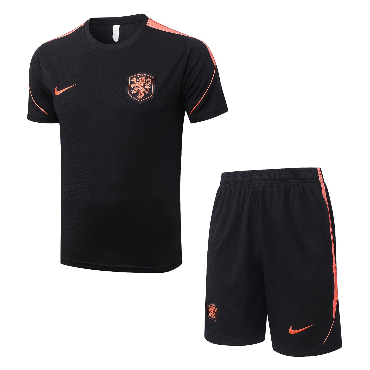 Netherlands Training Kit  - Black/Orange