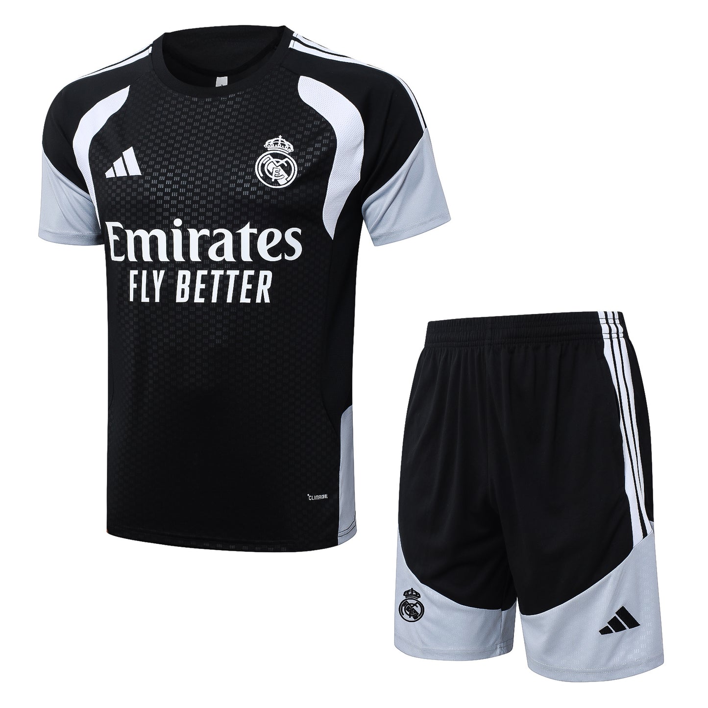 Real Madrid Training Kit  - Black/White/Grey
