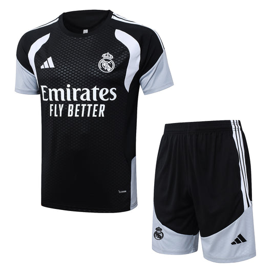 Real Madrid Training Kit  - Black/White/Grey