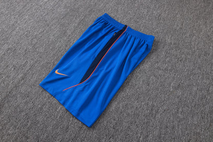 France Sleeveless Training Kit - Blue