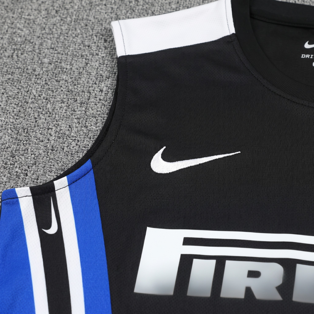 Inter Milan 2025/26 Sleeveless Training - Black