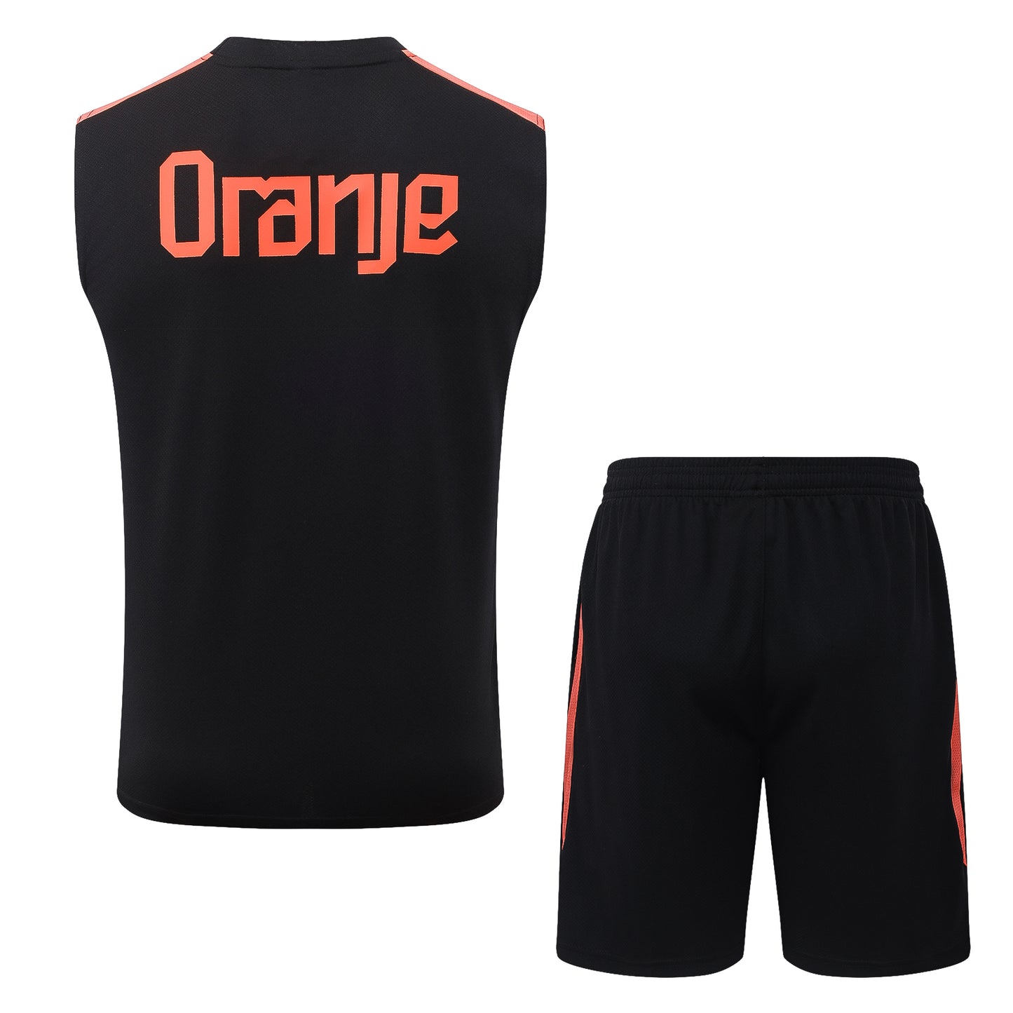 Netherlands Sleeveless Training Kit - Black