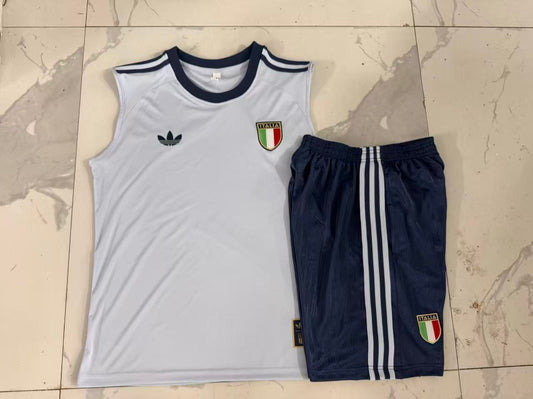 Italy Sleeveless Training Kit - Classic Away