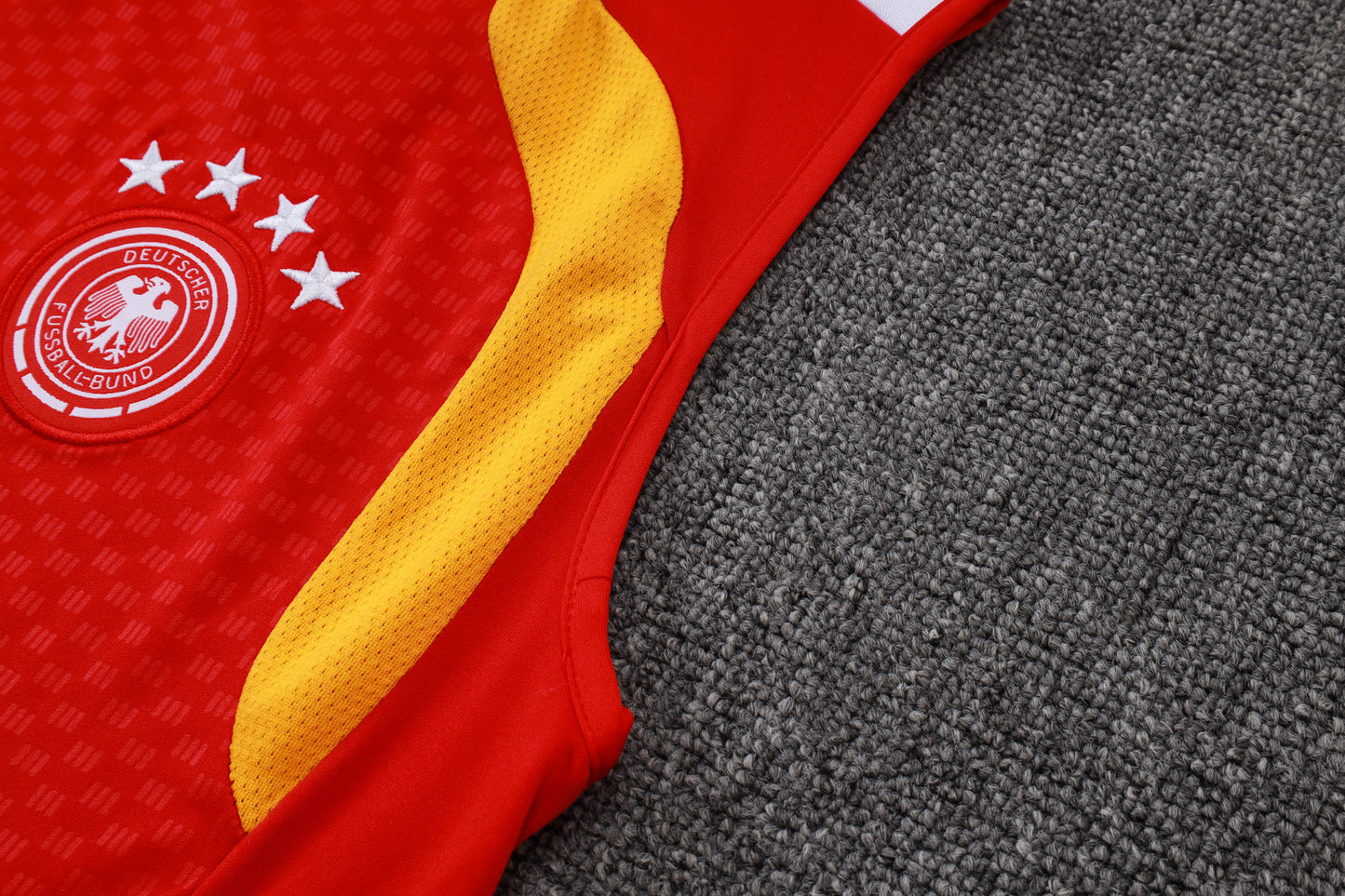 Germany Sleeveless Training Kit - Red/Yellow/Black