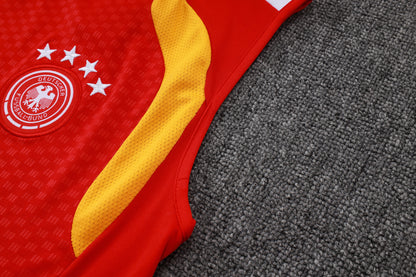 Germany Sleeveless Training Kit - Red/Yellow/Black