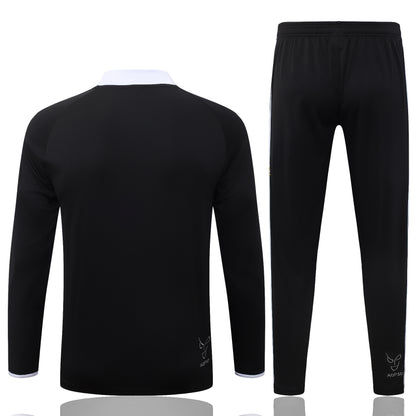 Juventus 1/4 Zip Tracksuit Set - Classic Black