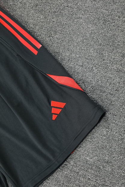 Bayern Munich Sleeveless Training Kit - Dark Grey/Crimson Red