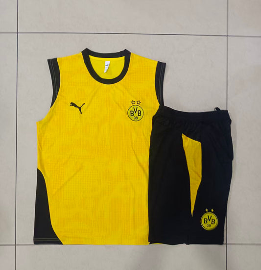 Borussia Dortmund Sleeveless Training Kit - Home