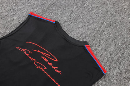 PSG Sleeveless Training Kit - Black/Red