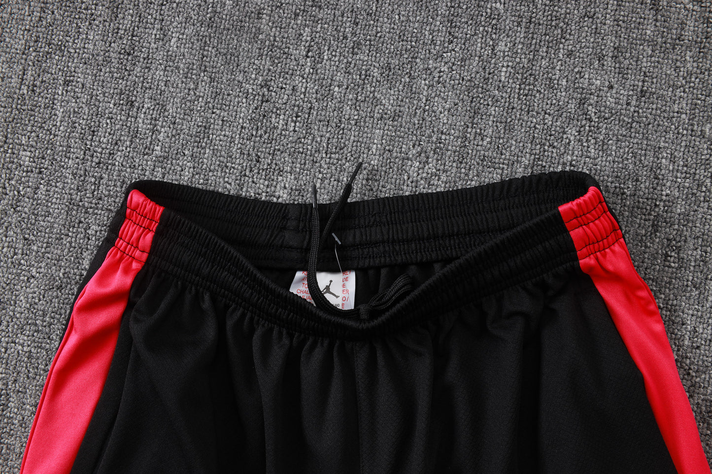 Brazil Sleeveless Training Kit - Black/Red Jordan