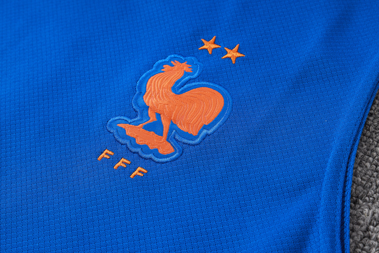 France Sleeveless Training Kit - Blue