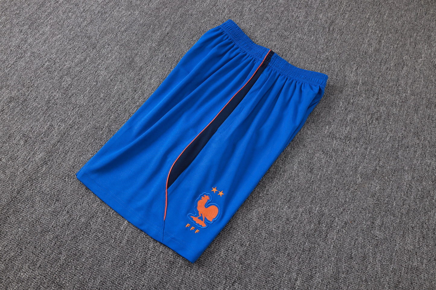 France Sleeveless Training Kit - Blue