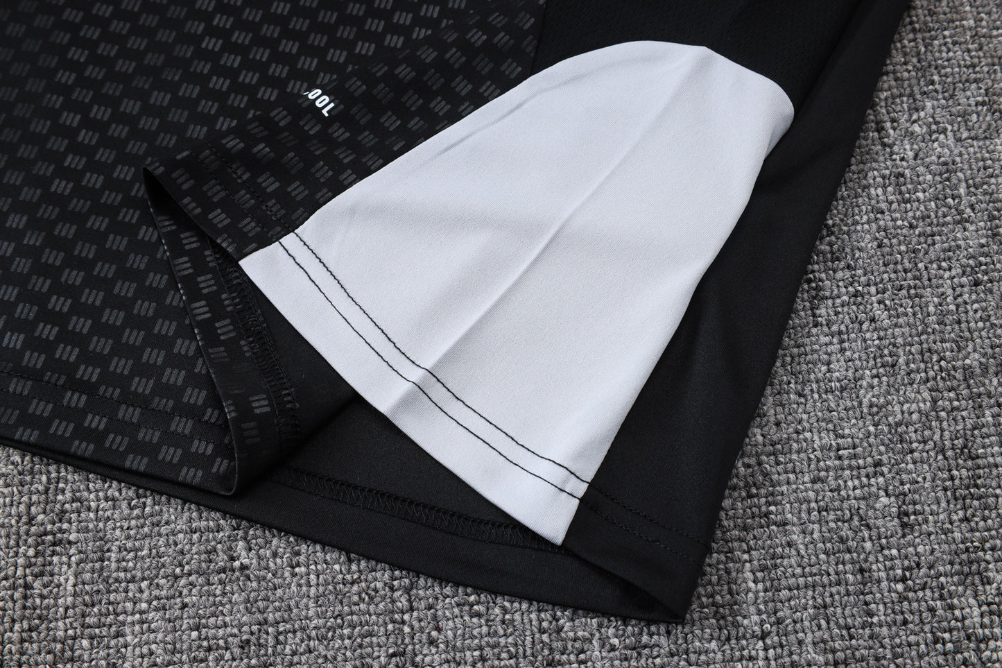 Real Madrid Sleeveless Training Kit - Black/White/Grey