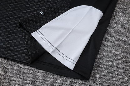 Real Madrid Sleeveless Training Kit - Black/White/Grey
