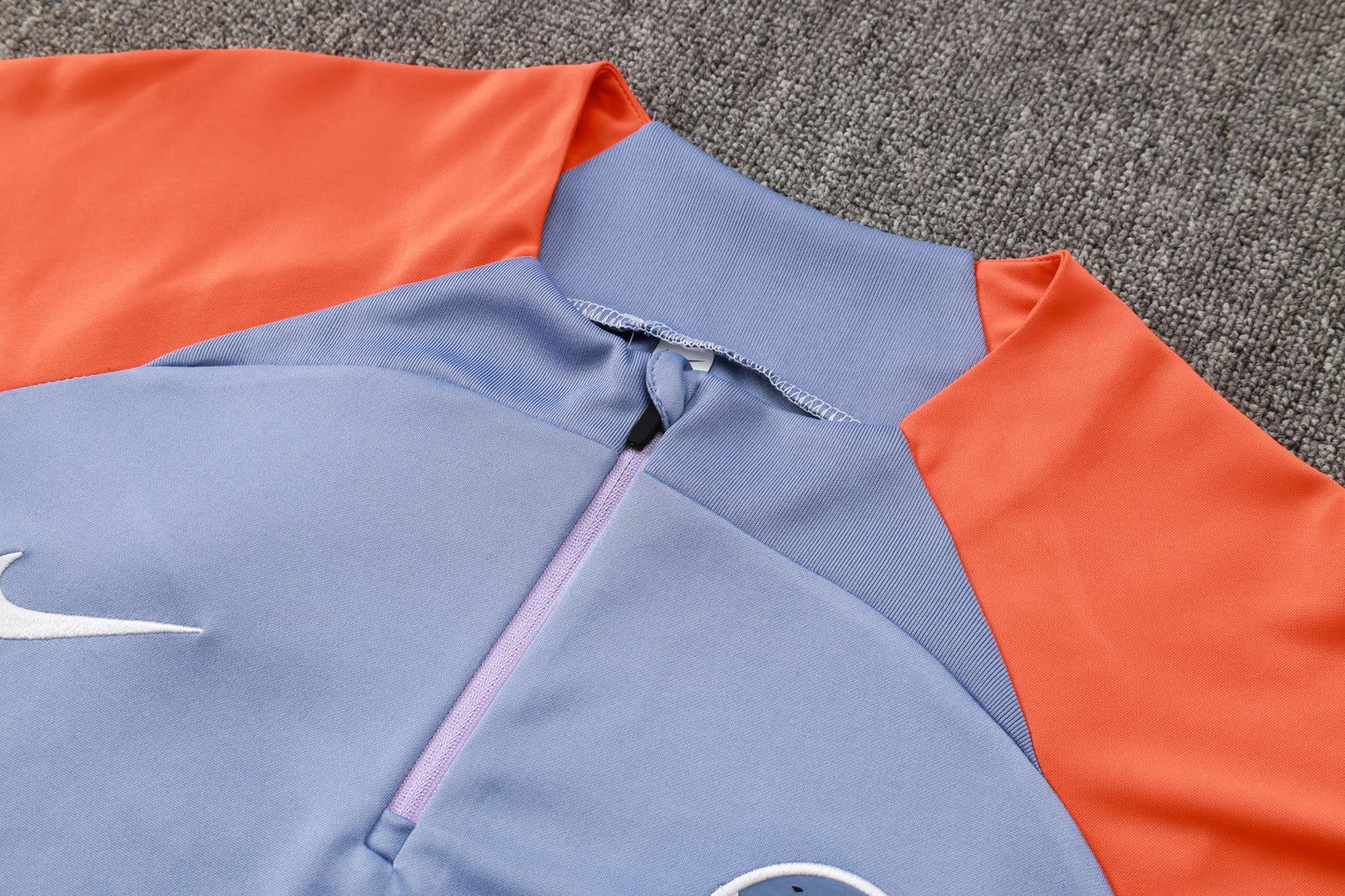 Inter Milan 1/4 Zip Tracksuit Set Baby-Blue/Sienna
