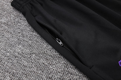 Barcelona x Kobe Full Zip Tracksuit Set Black/Purple