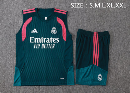 Real Madrid Sleeveless Training Kit - Away
