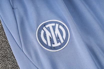 Inter Milan 1/4 Zip Tracksuit Set Baby-Blue/Sienna
