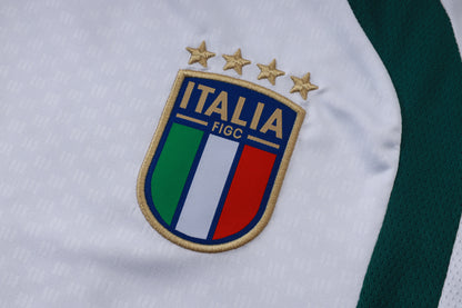 Italy Sleeveless Training Kit - White/Green