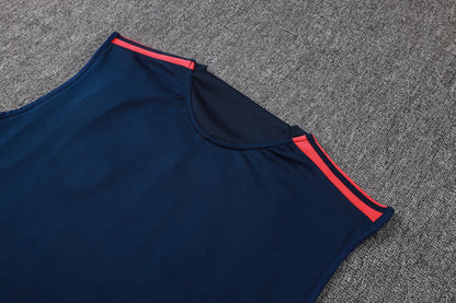 Colombia Sleeveless Training Kit - Navy/Blue