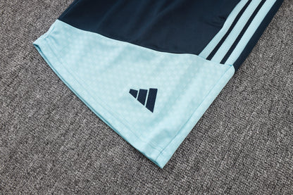 Argentina Sleeveless Training Kit - White/Light Blue/Navy