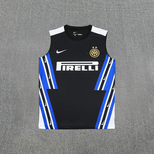 Inter Milan 2025/26 Sleeveless Training - Black