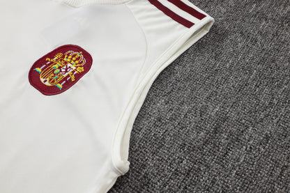 Spain Sleeveless Training Kit - Classic Away