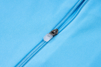 Argentina 1/4 Zip Tracksuit Set Electric-Blue/Purple/Saphire